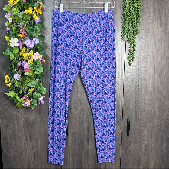 🌼3/$30🌼Lularoe Tall & Curvy One Size Printed Leggings - Picture 5 of 15